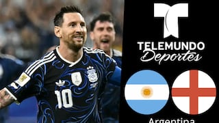 Telemundo transmitió el partido Argentina 2-1 Inglaterra por el Mundial 2026