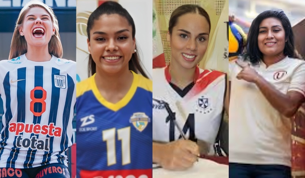 Fichajes de la liga Nacional Superior de Vóley 2024/25.(Foto: Composición Depor).