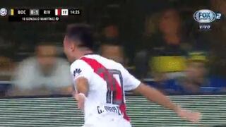 Pónganse de pie: el espectacular gol del 'Pity' Martínez en el Boca Juniors vs. River Plate [VIDEO]