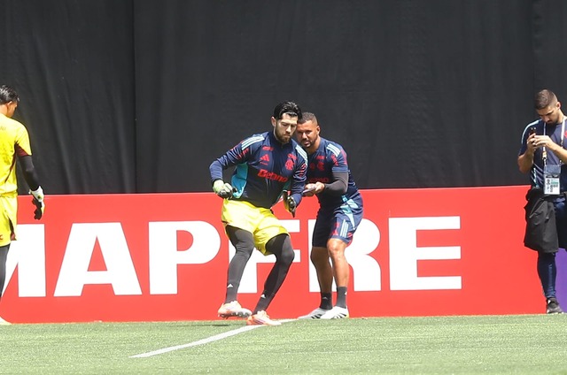 Flamengo ya entrena en la Videna con miras a la final de la Copa Libertadores. (Foto: Jesús Saucedo / Depor)