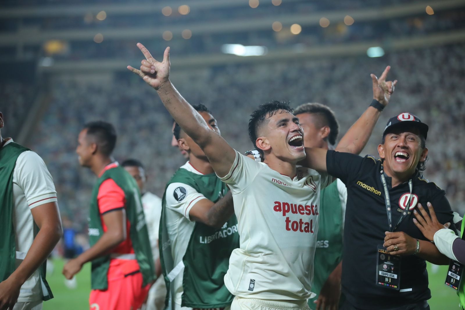 Universitario se enfrentó con LDU de Quito por Copa Libertadores. (Foto: Daniel Apuy/GEC)
