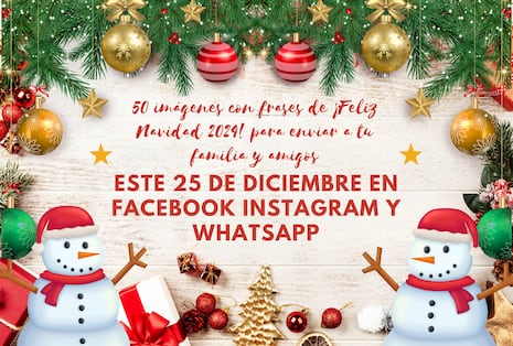 ◉ Descarga GRATIS 50 imágenes de ¡Feliz Navidad 2024! para enviar por Facebook, Instagram y WhatsApp