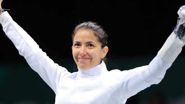 ¡Con todo, Perú! María Luisa Doig ganó medalla de plata en esgrima en Santiago 2023