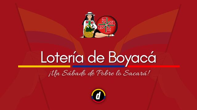 Lotería de Boyacá, sábado 6 de abril: ver números ganadores
