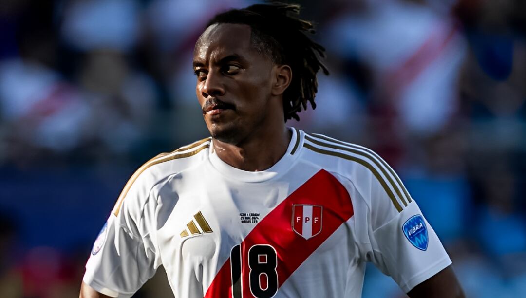 André Carrillo solo disputó 11 minutos con la Selección Peruana en la Copa América 2024. (Foto: Getty Images)