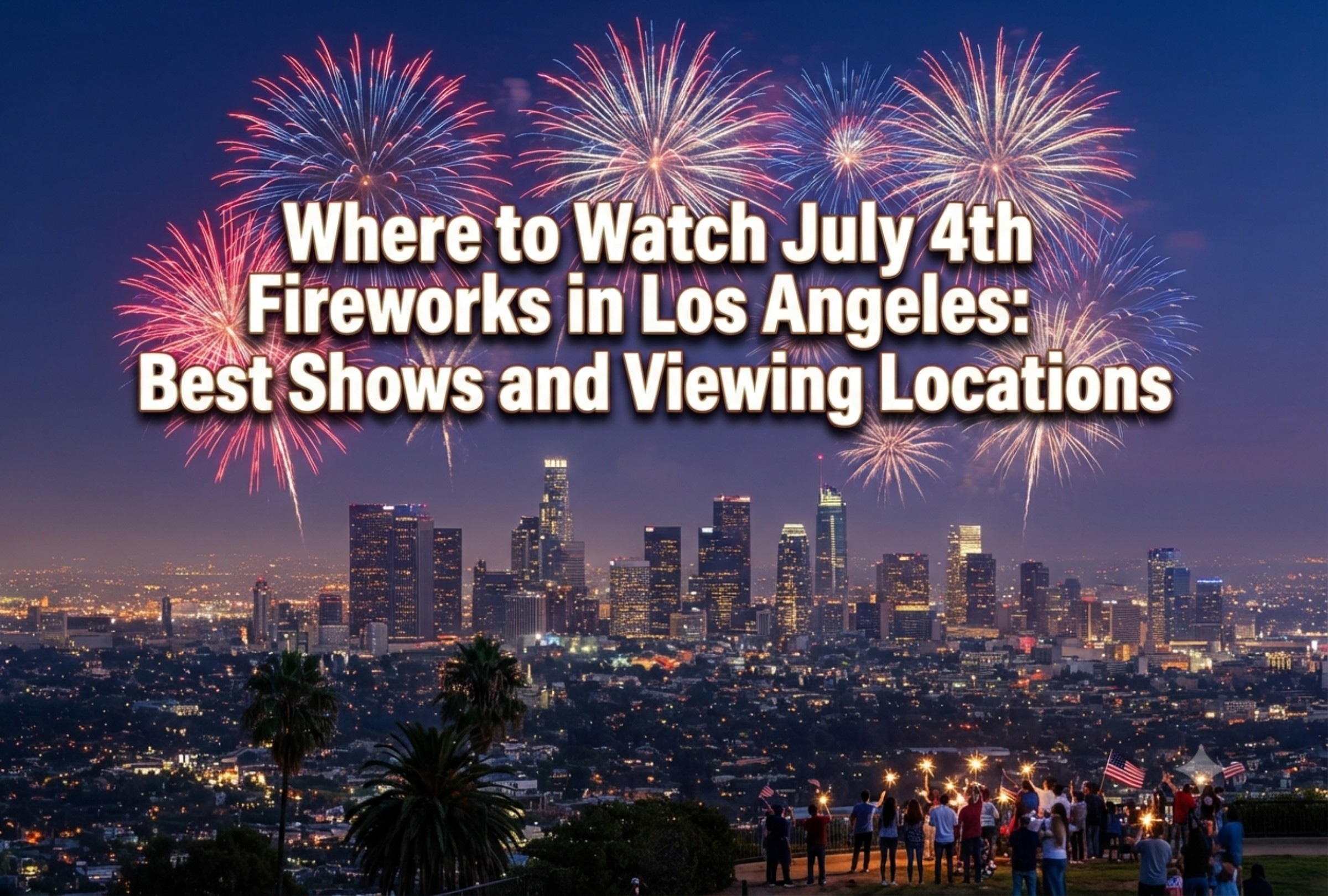 Los Angeles is packed with spectacular July 4th fireworks shows and family-friendly celebrations. (Photo: Image created by Depor using Gemini)