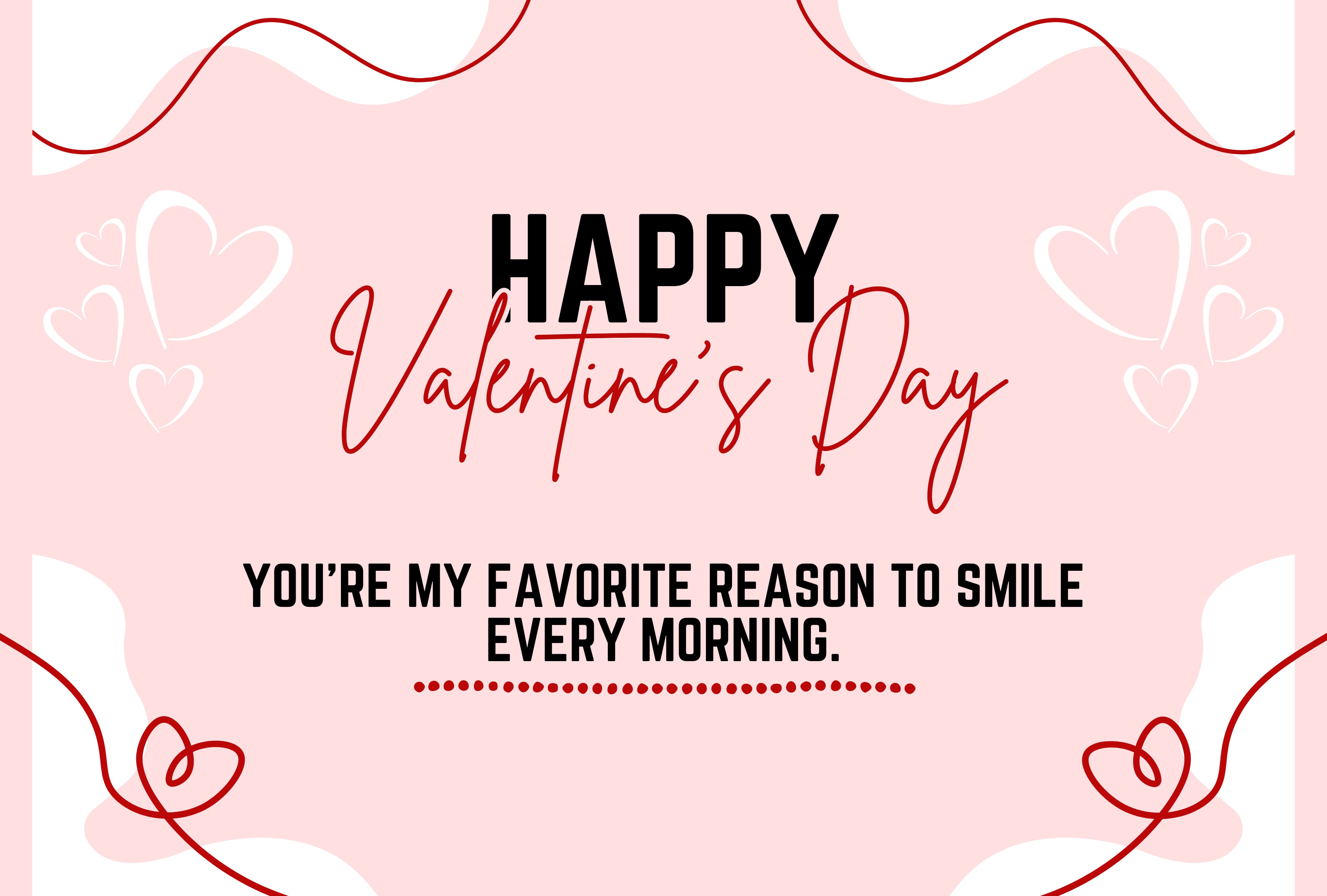 You're my favorite reason to smile every morning. | Photo by Canva / Depor
