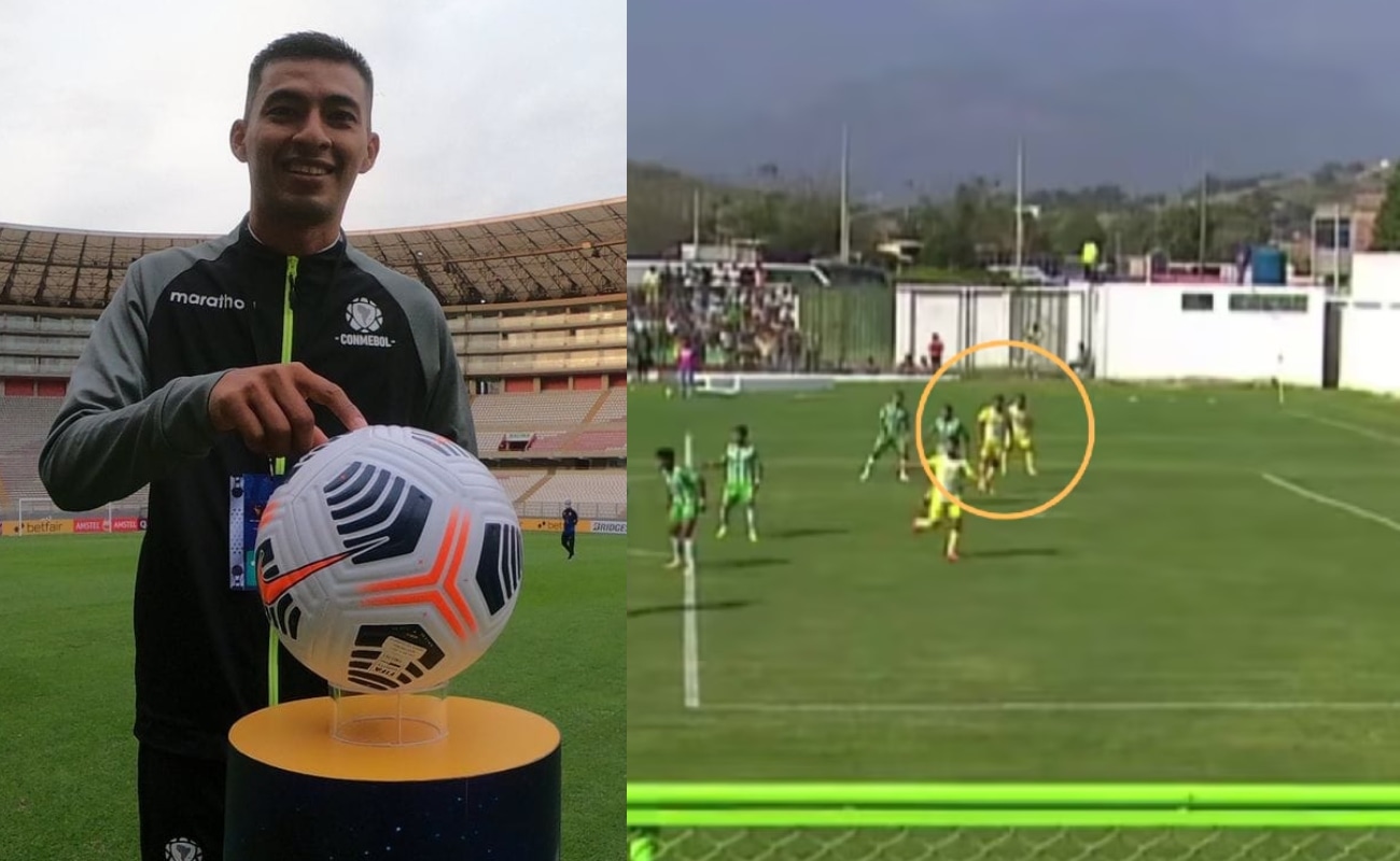 Juez de línea Leonar Soto fue congelado por la Conar tras error en Liga 2. (Foto: Composición)