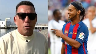 El día que Rebosio enfrentó a Ronaldinho y cumplió pedido de su hijo