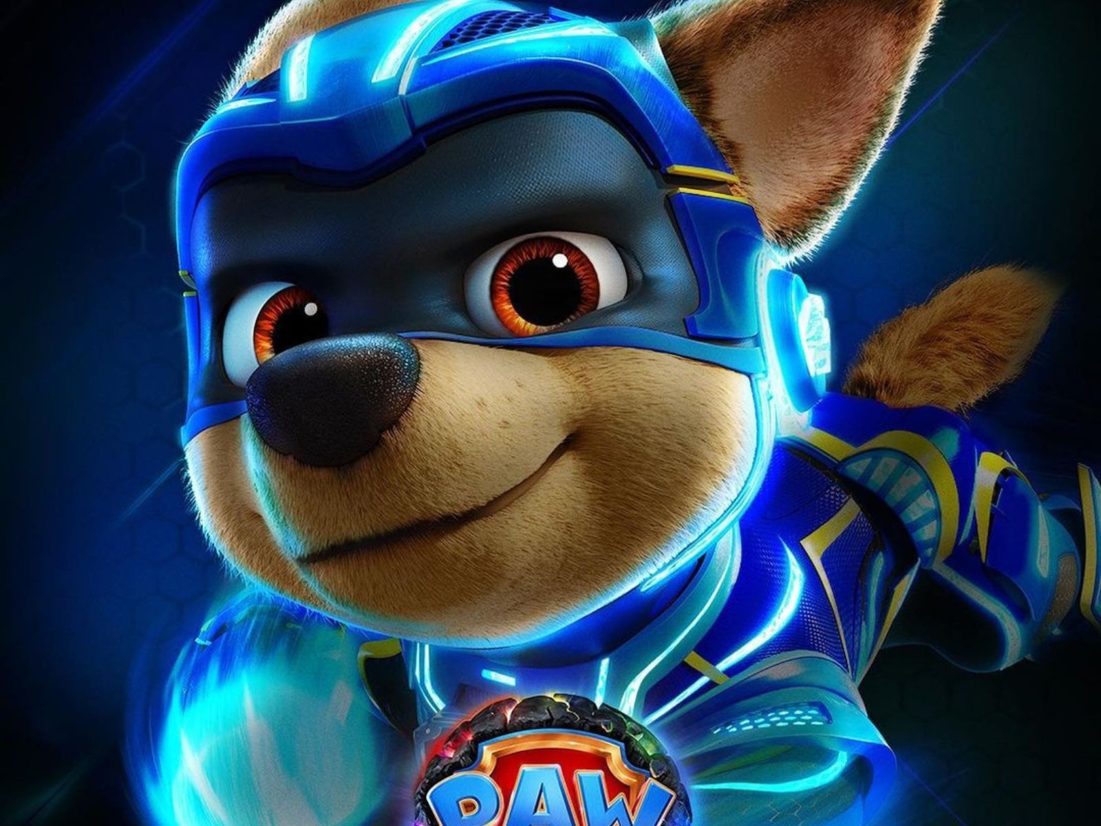 Chase es uno de los protagonistas de “PAW Patrol: The Mighty Movie” (Foto: Nickelodeon Animation Studios)