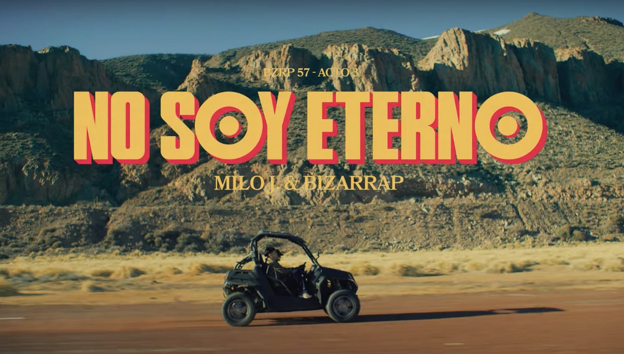 "No soy eterno" es el tercer acto del "BZRP Music Session #57" con Milo J (Foto: Bizarrap / YouTube)