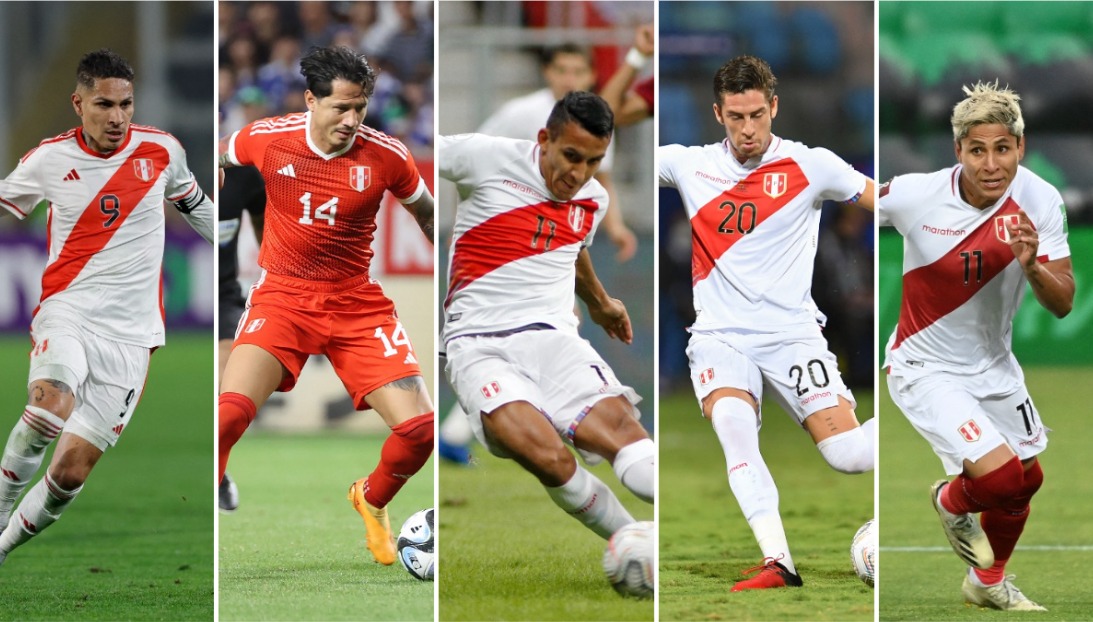 El presente de los delanteros de la Selección Peruana. (Foto: AFP / Collage)
