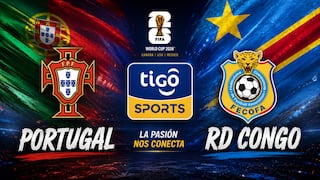 TiGo Sports y Tigo Play pasaron el partido Portugal vs. RD Congo (1-1) por TV y Streaming Online