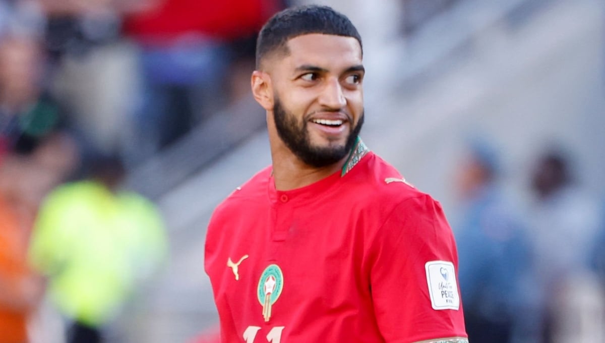Ismael Saibari no terminó el último partido de Marruecos ante Canadá por una lesión muscular. (Foto: Getty Images)