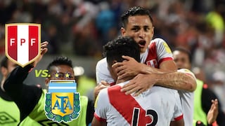 Perú frente a Argentina por las Eliminatorias Rusia 2018 ya tiene día, hora y lugar