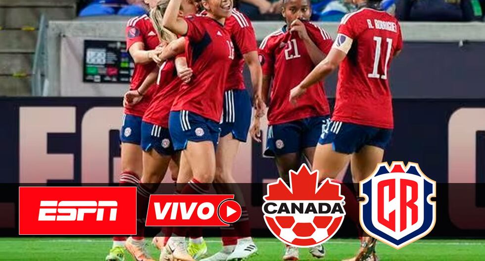 Sigue el Canadá vs. Costa Rica vía ESPN en toda Latinoamérica. El partido es válido por cuartos de final de la Copa Oro Femenina 2024. (Foto: Composición)