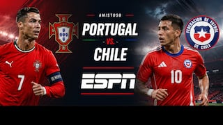 ESPN transmitió el partido Portugal 2-1 Chile por amistoso al Mundial 2026