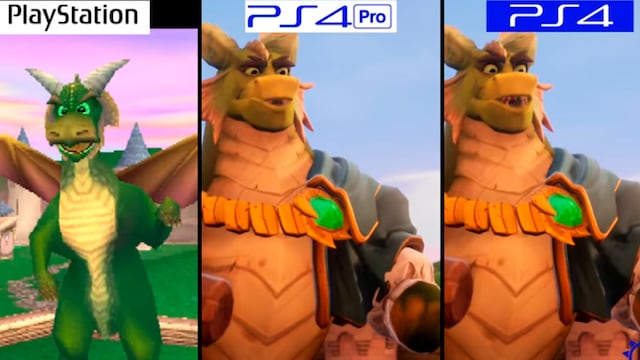 Spyro Reignited Trilogy cara a cara en sus diferentes versiones de PlayStation [VIDEO]