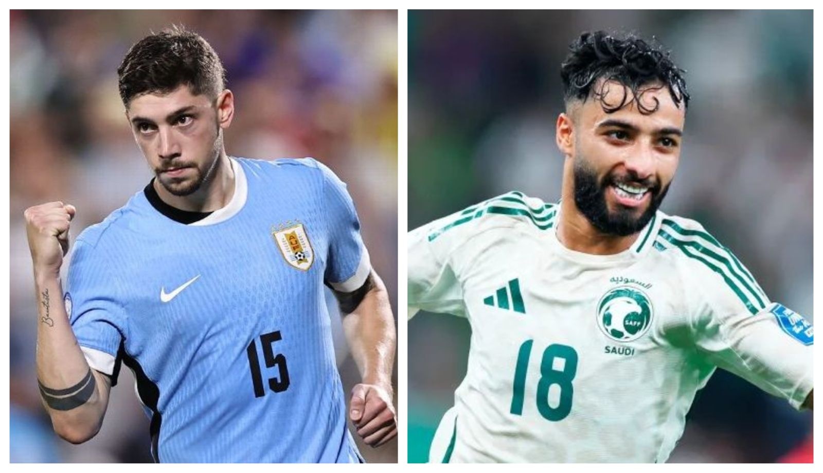 Uruguay vs. Arabia Saudita se enfrentan por el Mundial 2026. (Foto: AFP)