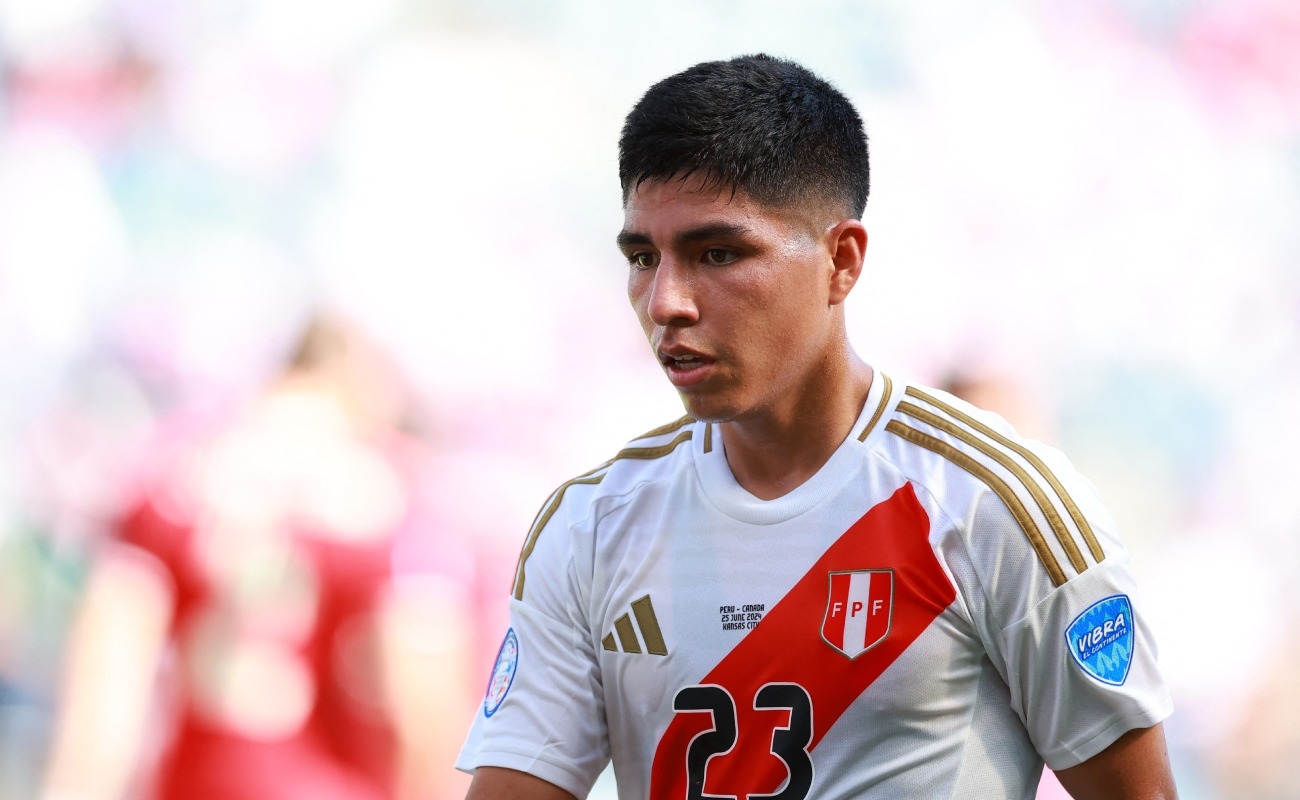 Piero Quispe jugó dos partidos en la Copa América 2024. (Foto: AFP)