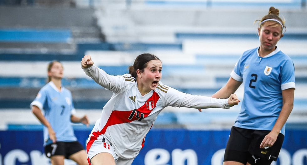 Valerie Gherson le anotó a Argentina y Uruguay en el Sudamericano Sub 20. (Foto: FPF)