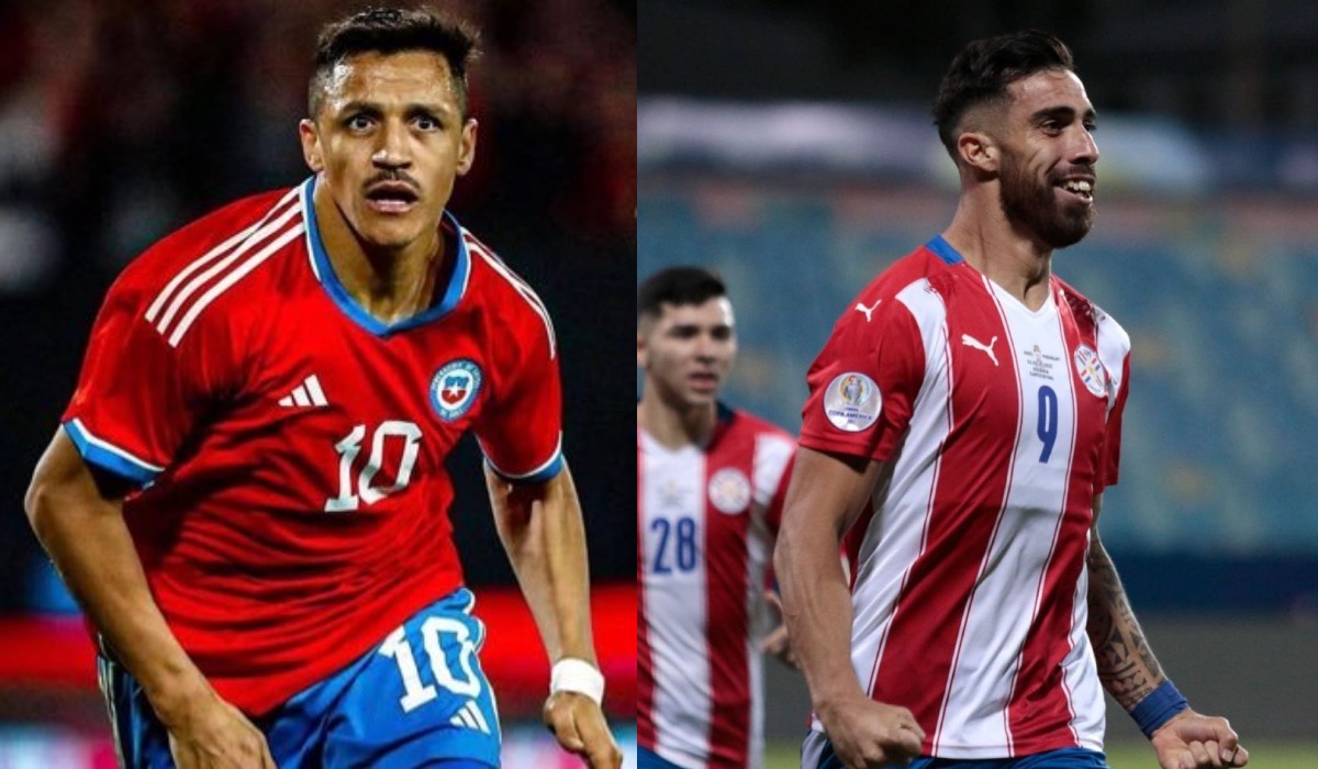 Chile y Paraguay se ven las caras por las Eliminatorias 2026. (Foto: Composición)