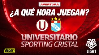 Horario del partido de Universitario vs Sporting Cristal por Liga 1