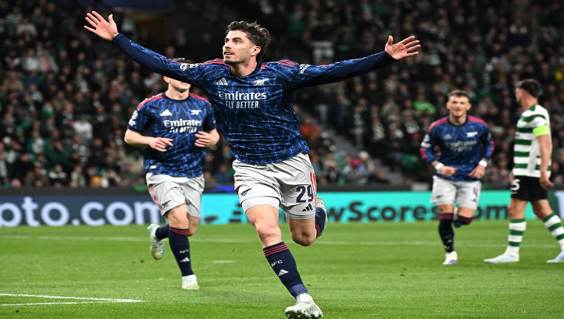 Los Gunners buscarán sellar su clasificación en el Arsenal vs Sporting CP (Crédito: Alamy Stock Photo).