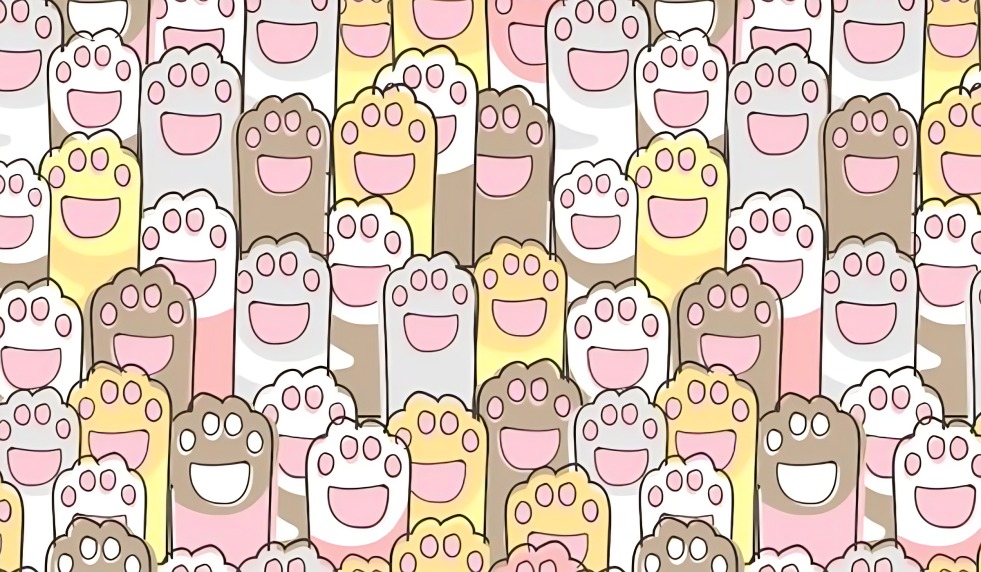 Acertijo Visual: Encuentra la garra de gato diferente en menos de 10 segundos ¡Casi nadie lo logra! (Foto: GenialGuru)