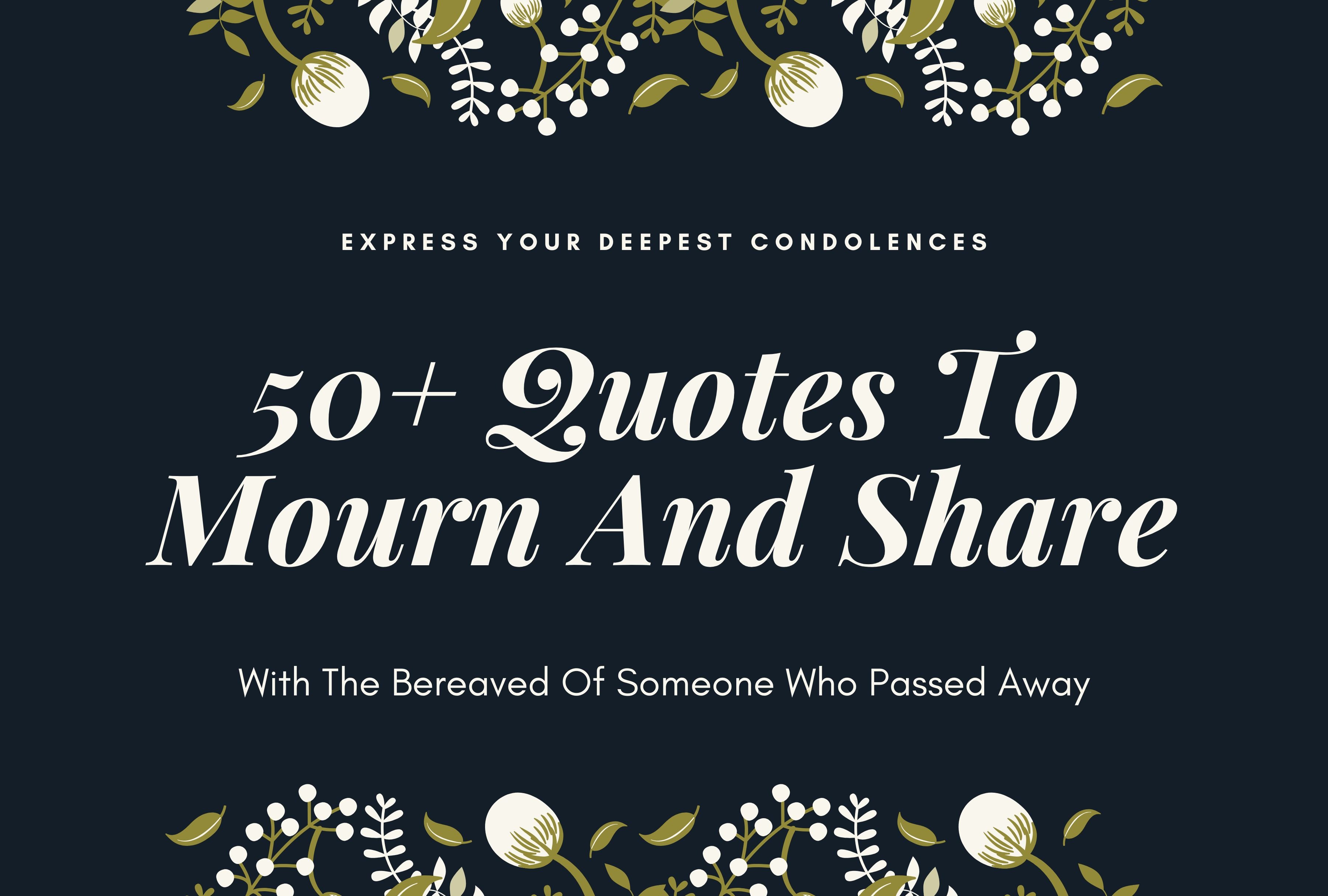 Find comforting words to honor a loved one’s memory. Discover 50+ heartfelt quotes to share with those mourning a loss. | Photo by Canva / Depor