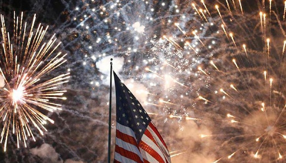 Check in which counties there will be a fireworks show for the U.S. Independence Day.