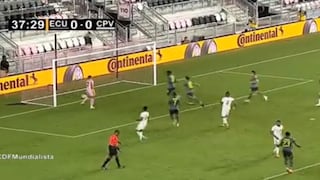 Abre el marcador: gol de Jordy Caicedo para el 1-0 de Ecuador vs. Cabo Verde [VIDEO]