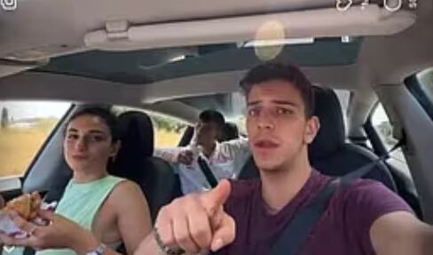 Matteo Di Pietro durante un en vivo en Instagram (Foto: Borderline / Instagram)