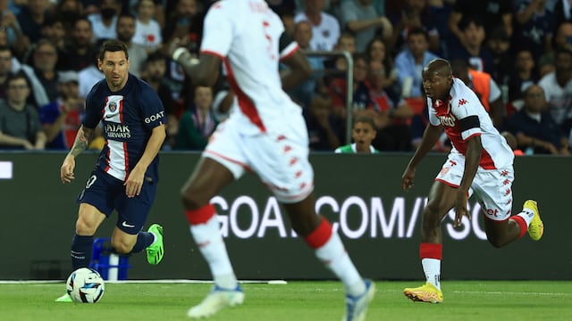 Con Messi, ‘Ney’ y Mbappe: PSG apenas pudo empatar 1-1 ante Mónaco en la Ligue 1