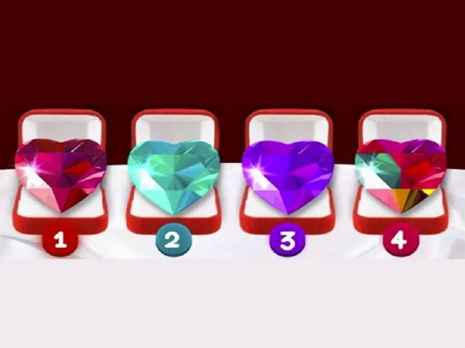 TEST VISUAL | En esta imagen hay muchos diamantes con forma de corazón. Debes elegir uno. (Foto: namastest.net)