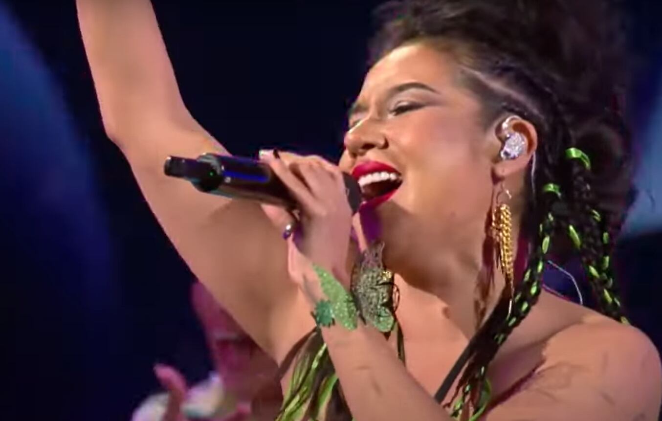 Ruby Palomino en el Festival de Viña del Mar 2024.