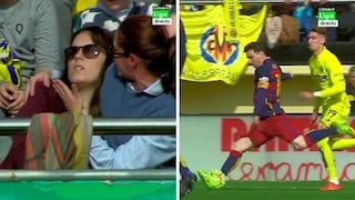 Lionel Messi dejó mareada a hincha de Villarreal con pelotazo (VIDEO)