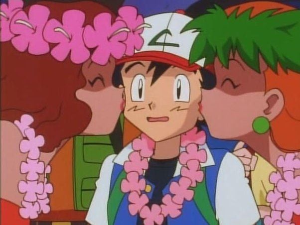 Los besos de Ash en la historia de Pokémon