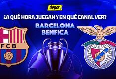 Barcelona vs. Benfica: canales de TV para el partido de hoy