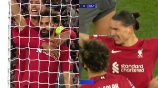 En la agonía: Darwin Núñez y Salah hicieron los goles para el 2-0 de Liverpool vs. Napoli en Champions [VIDEO]