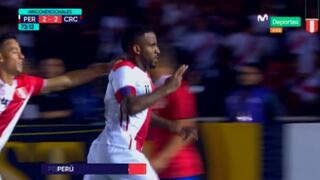 Jefferson Farfán es garra: el golazo para darle el empate transitorio a Perú ante Costa Rica [VIDEO]