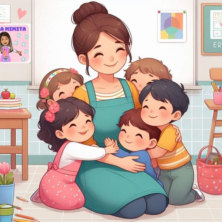 Comparte estas emotivas imágenes para celebrar el Día de la Educación Inicial este 25 de mayo. (Foto: Pinterest)