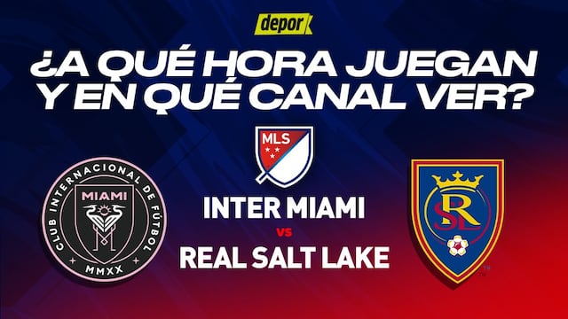 A qué hora jugaron Inter Miami vs. Real Salt Lake y en qué canales por la MLS
