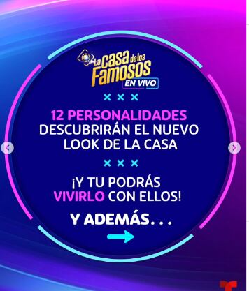 Esta nueva dinámica de Telemundo permitirá que las figuras del canal conozcan las inmediaciones de "La casa de los famosos" (Foto: Telemundo / Instagram)