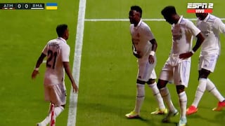 Con asistencia de Tchouaméni: gol de Rodrygo para el 1-0 del Real Madrid vs. Atlético de Madrid [VIDEO]