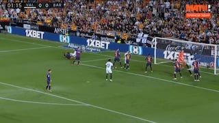 Jugada táctica: así fue el golazo de Ezequiel Garay en el Barcelona vs. Valencia [VIDEO]
