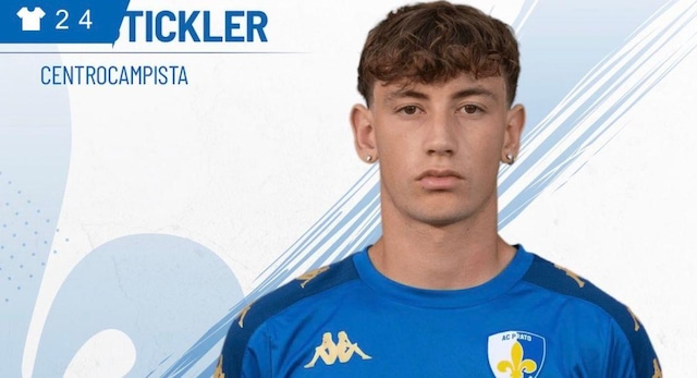 Mateo Stickler juega en San Marino de la Serie D de Italia y tiene 20 años. Su pase pertenece a Empoli. (Foto: Difusión)