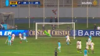 Cáceda le negó gol de tiro libre a Cristian Ortiz [VIDEO]
