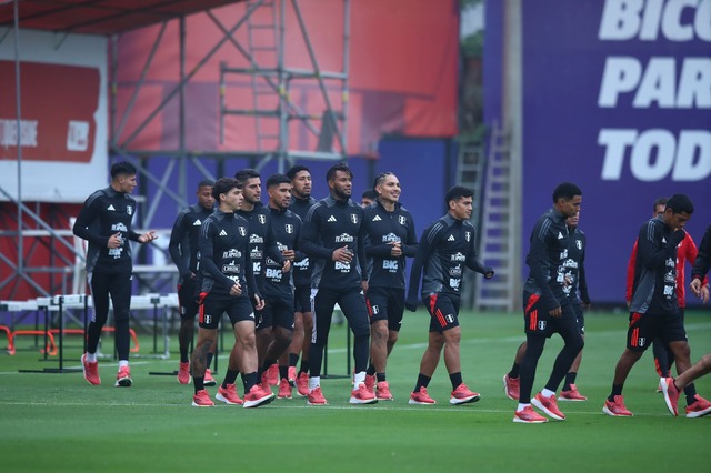 La Selección Peruana sigue con los entrenamientos en VIDENA. (Foto: GEC)