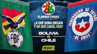 Bolivia vs. Chile: canal de TV para ver el partido por las Eliminatorias 2026
